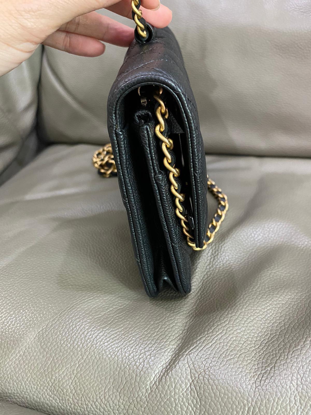 Chanel top handle woc wallet chain bag, Luxury, Bags & Wallets on Carousell
