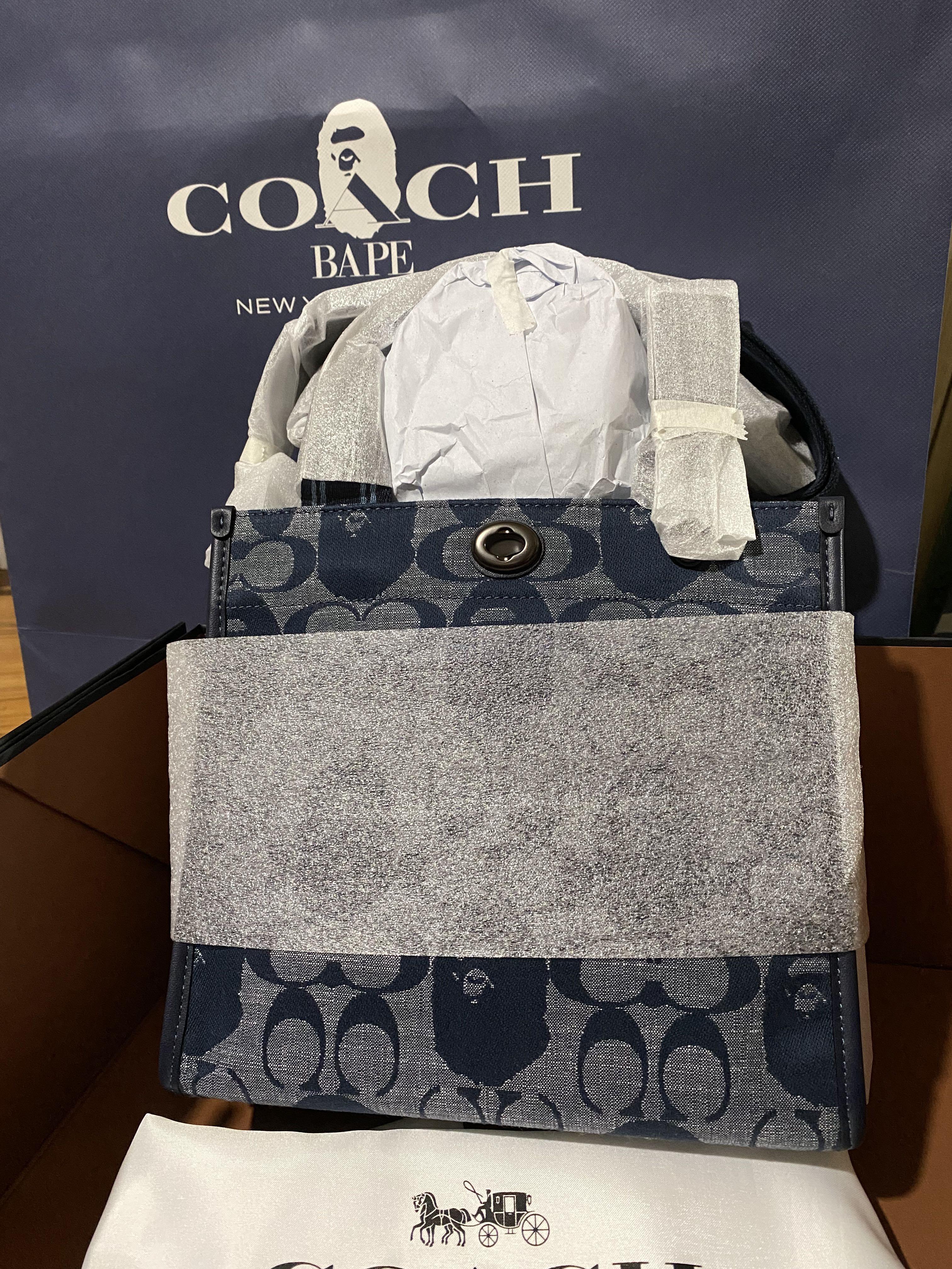 coach x bape purse