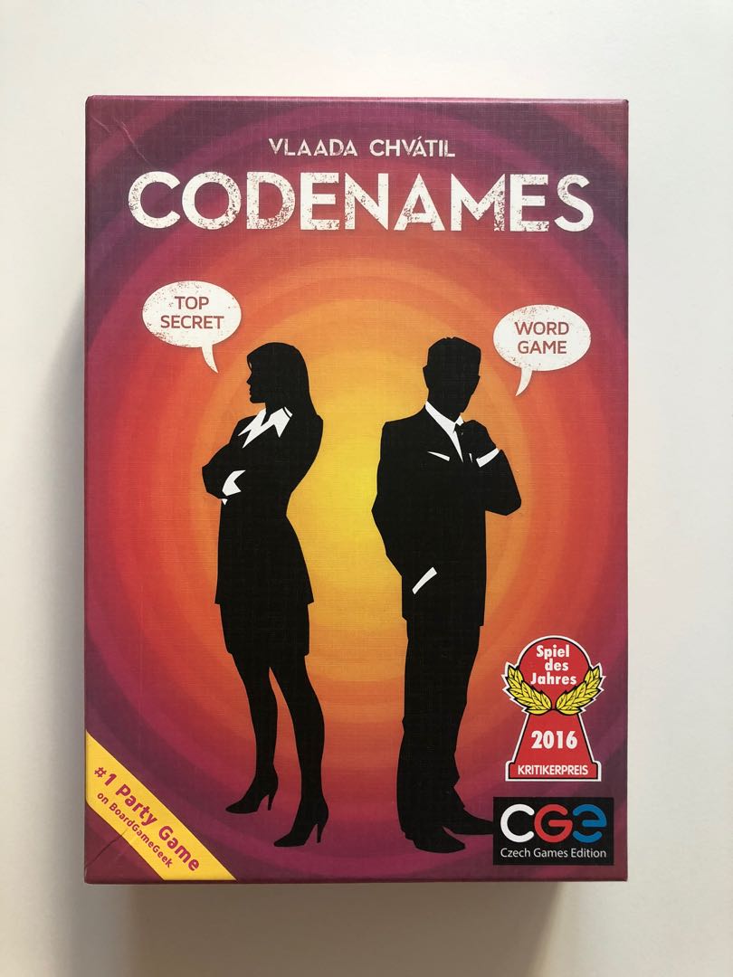 Codenames Party Game, Hobbies & Toys, Toys & Games on Carousell