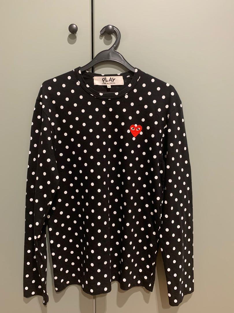 Cdg polka dot long sleeve online