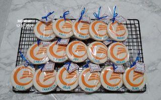 Company Logo Themed Sugar Cookie Giveaways