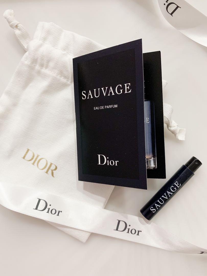 Vial discount dior sauvage