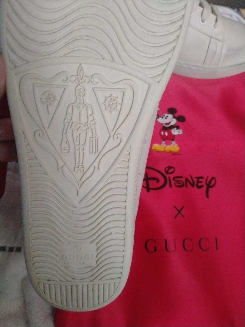 (WMNS) Disney x Gucci Ace Low 'Mickey Mouse - Ivory' 602129-AYO70-9591 US 8½