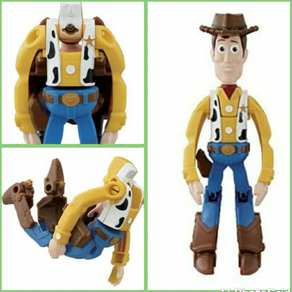 Figurine Toy Hatch'N Heroes BANDAI Disney Toy Story Woody New Action Toys 