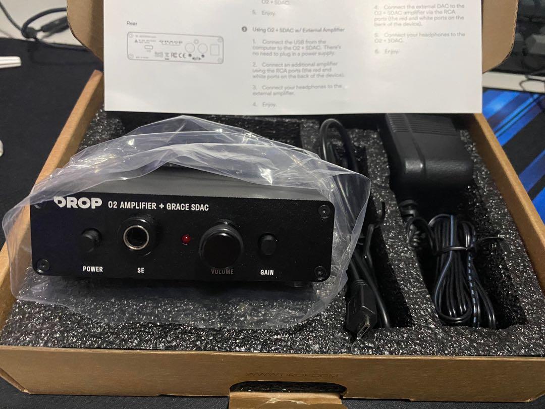 Drop O2 Amplifier Drop O2 Amp + Grace SDAC, Audio, Other Audio Equipment on Carousell