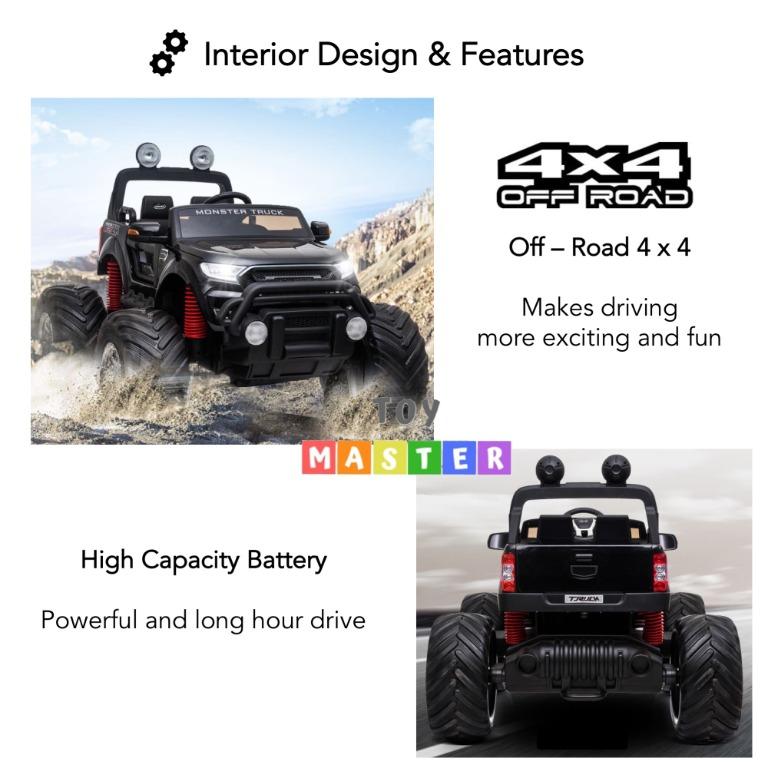 🔥Ford Monster Truck Raptor 🚘 Children Electric Ride On Car🔥, Babies ...