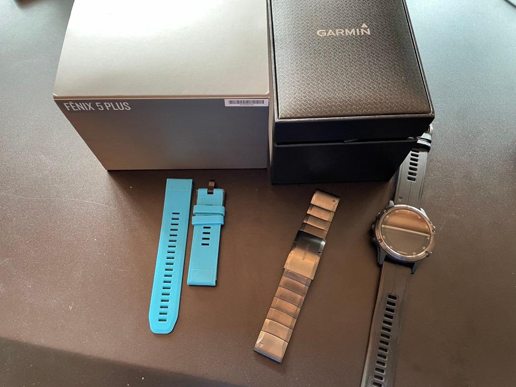 Garmin fenix 5 plus sapphire carbon outlet titanium dlc
