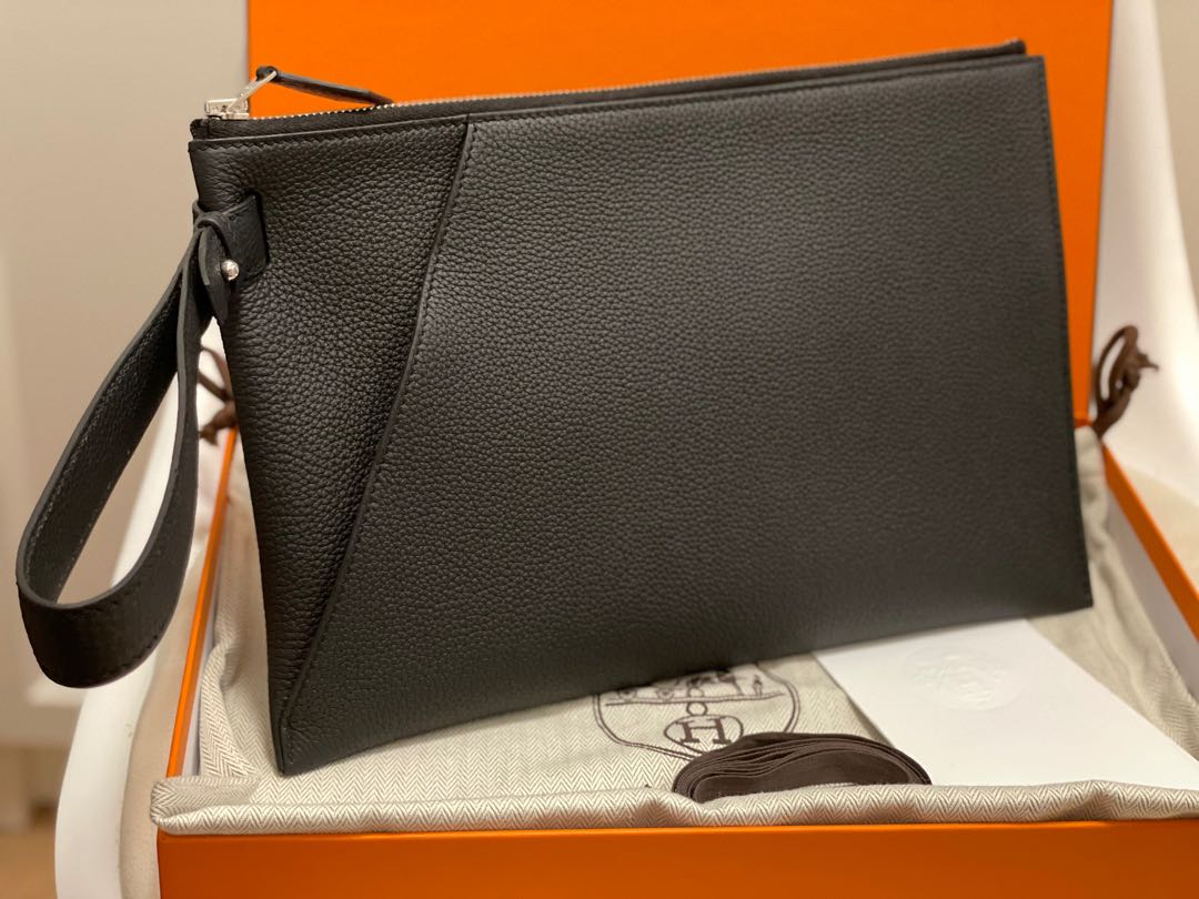 Hermes clutch, 名牌, 手袋及銀包- Carousell