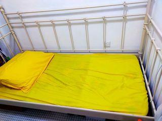 ikea slakt bed frame with under bed and storage drawers mattresses furniture home living furniture bed frames mattresses on carousell