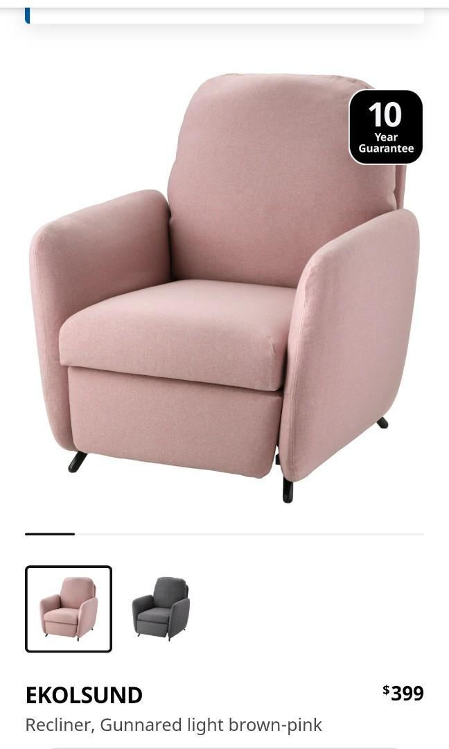 Ikea recliner arm chair, Furniture & Home Living, Furniture, Sofas on Carousell