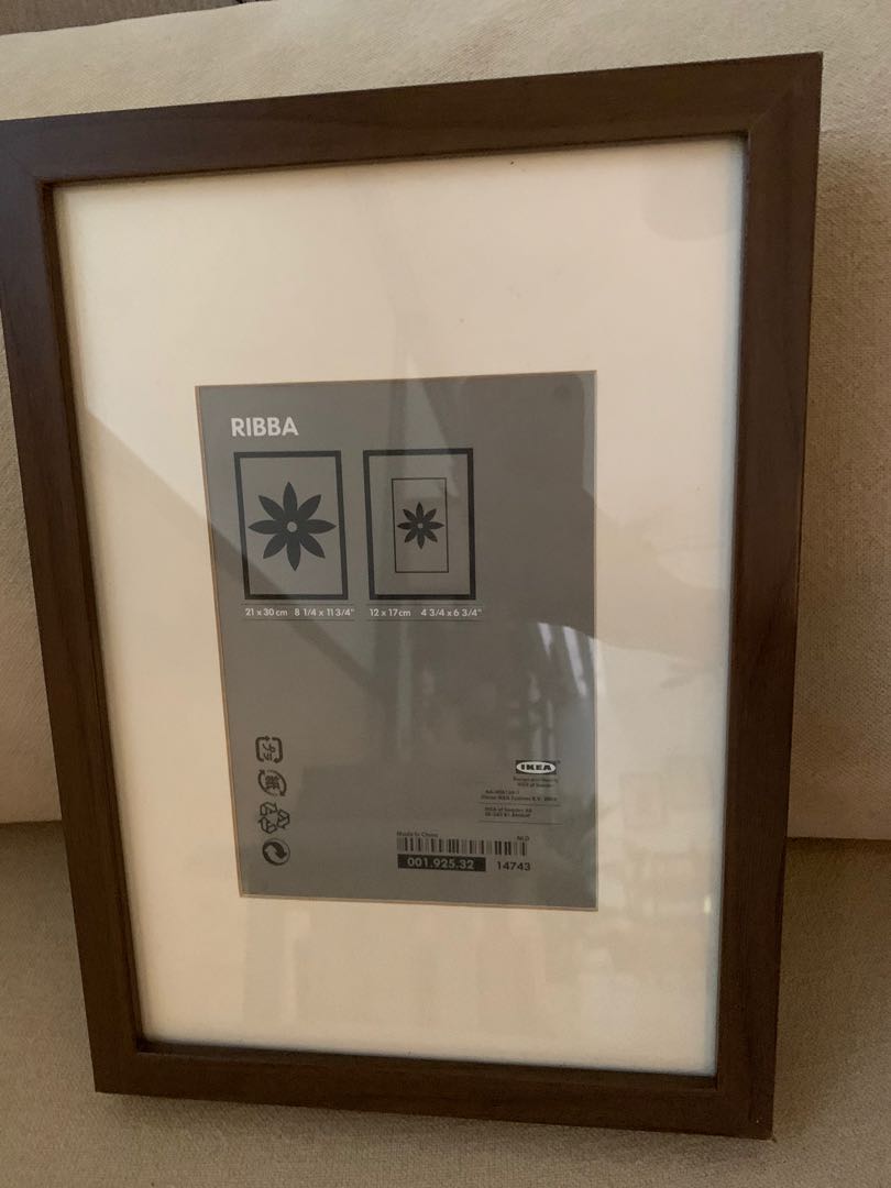 IKEA RIBBA Brown Frame, Furniture & Home Living, Home Decor, Frames & Pictures on Carousell
