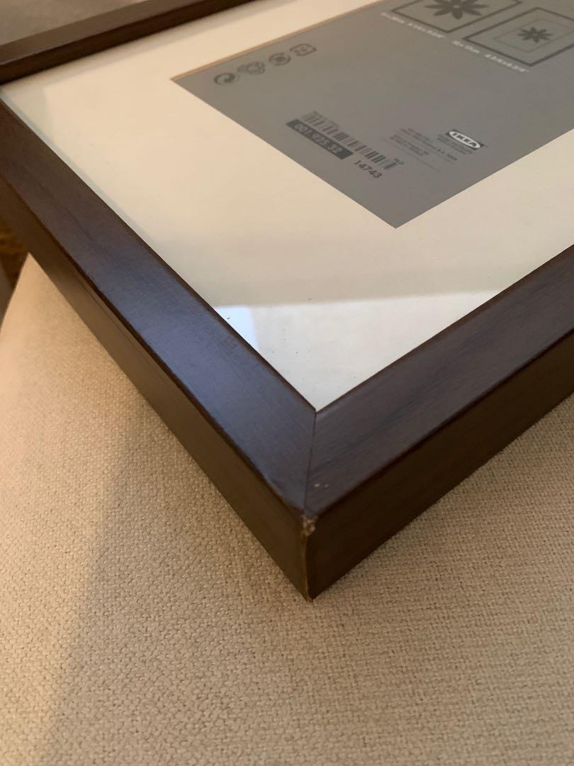 IKEA RIBBA Brown Frame, Furniture & Home Living, Home Decor, Frames & Pictures on Carousell