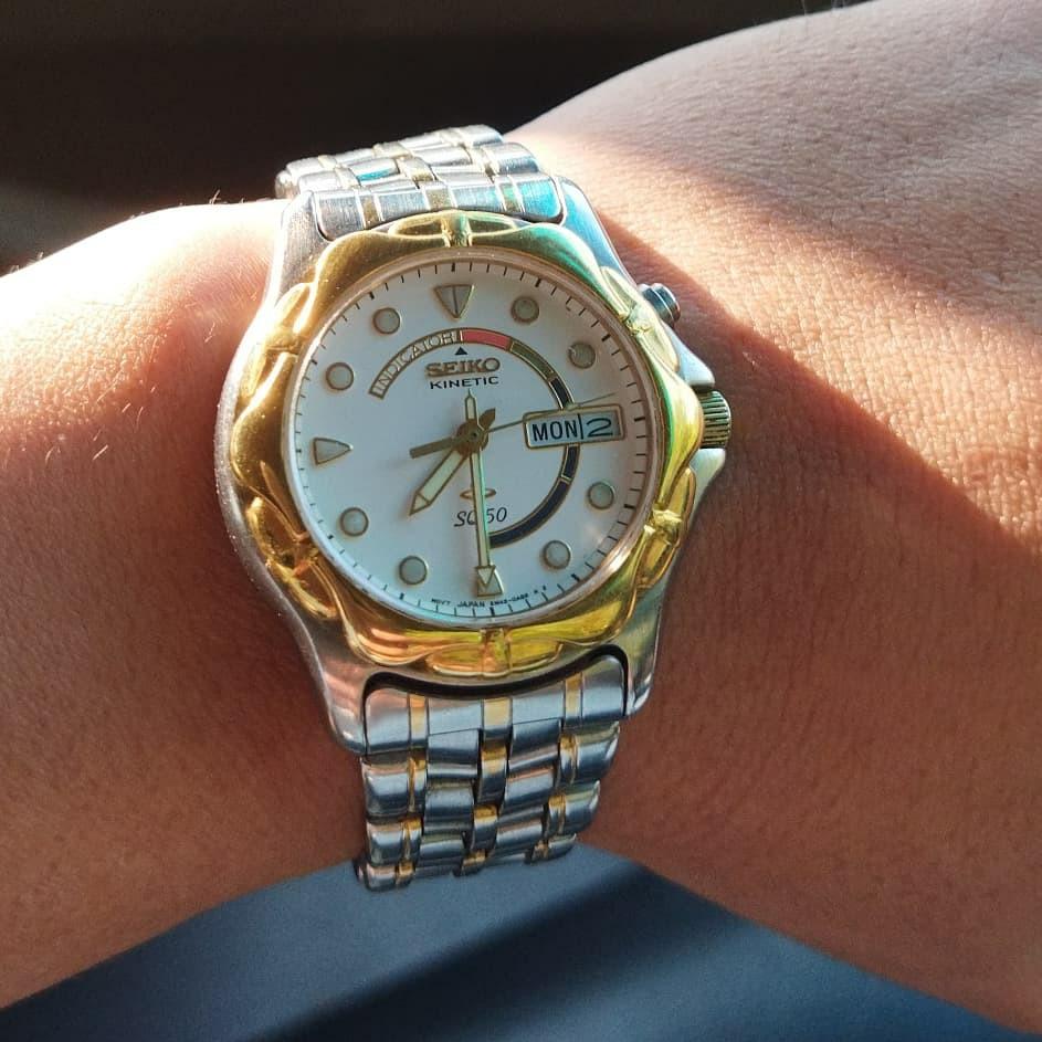Jam tangan Seiko kinetic Fesyen Pria Jam Tangan di Carousell