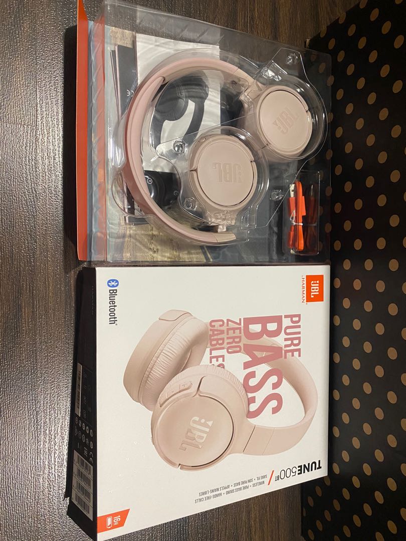 JBL 500 wireless BT bluetooth Audio Headphones Headsets