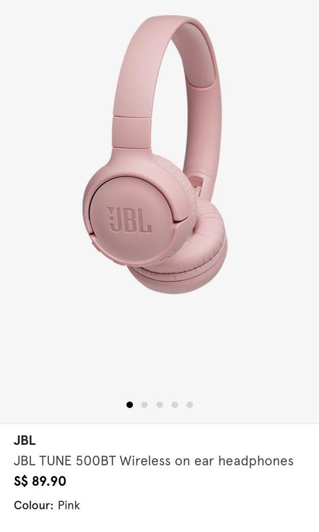 JBL 500 wireless BT bluetooth Audio Headphones Headsets on