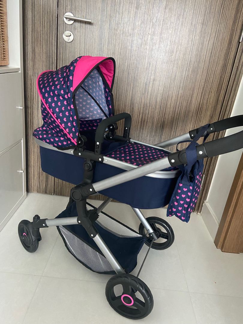 John Lewis Dolls pram recline and flat positions Hobbies Toys