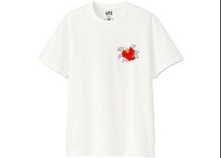 KAWS X UNIQLO Sesame Street Elmo Tee