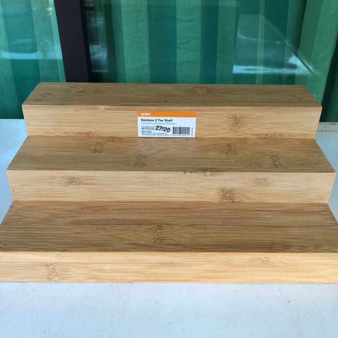 Kmart bamboo shelf sales