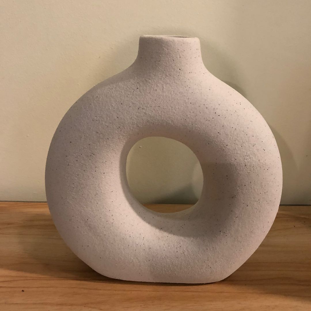 Kmart Donut Vase Home Furniture Home Decor On Carousell