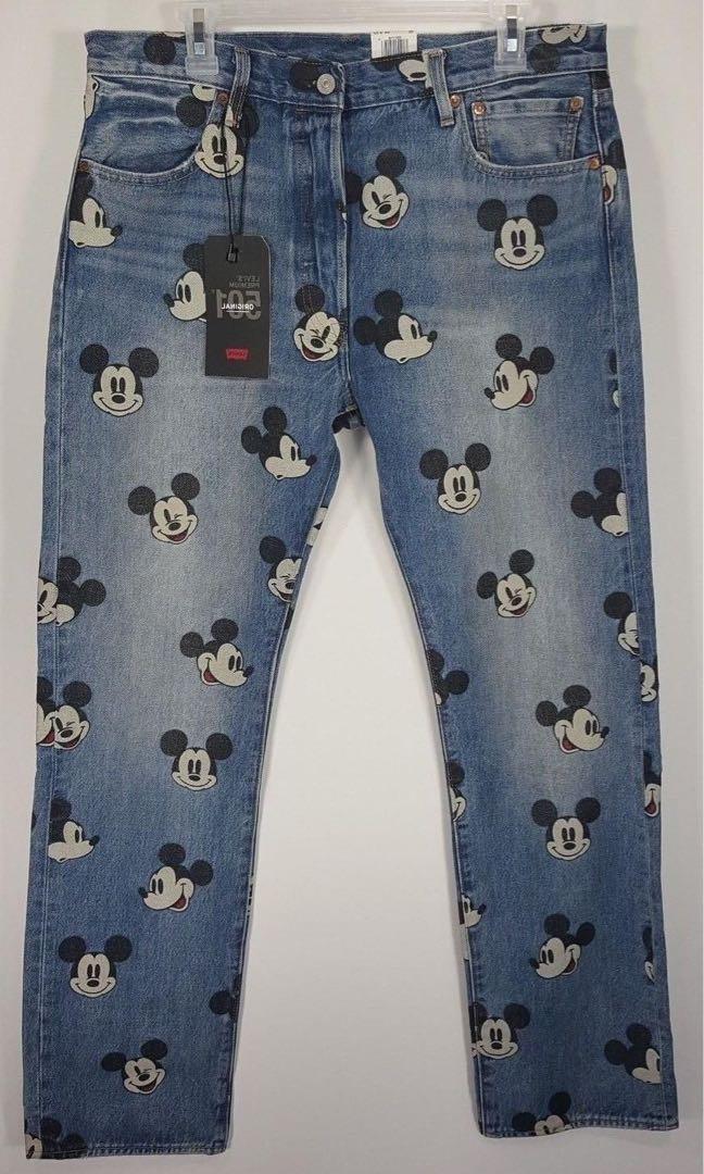 LEVIS 501 X MICKEY MOUSE, Women's Fashion, Bottoms, Jeans & Leggings on  Carousell