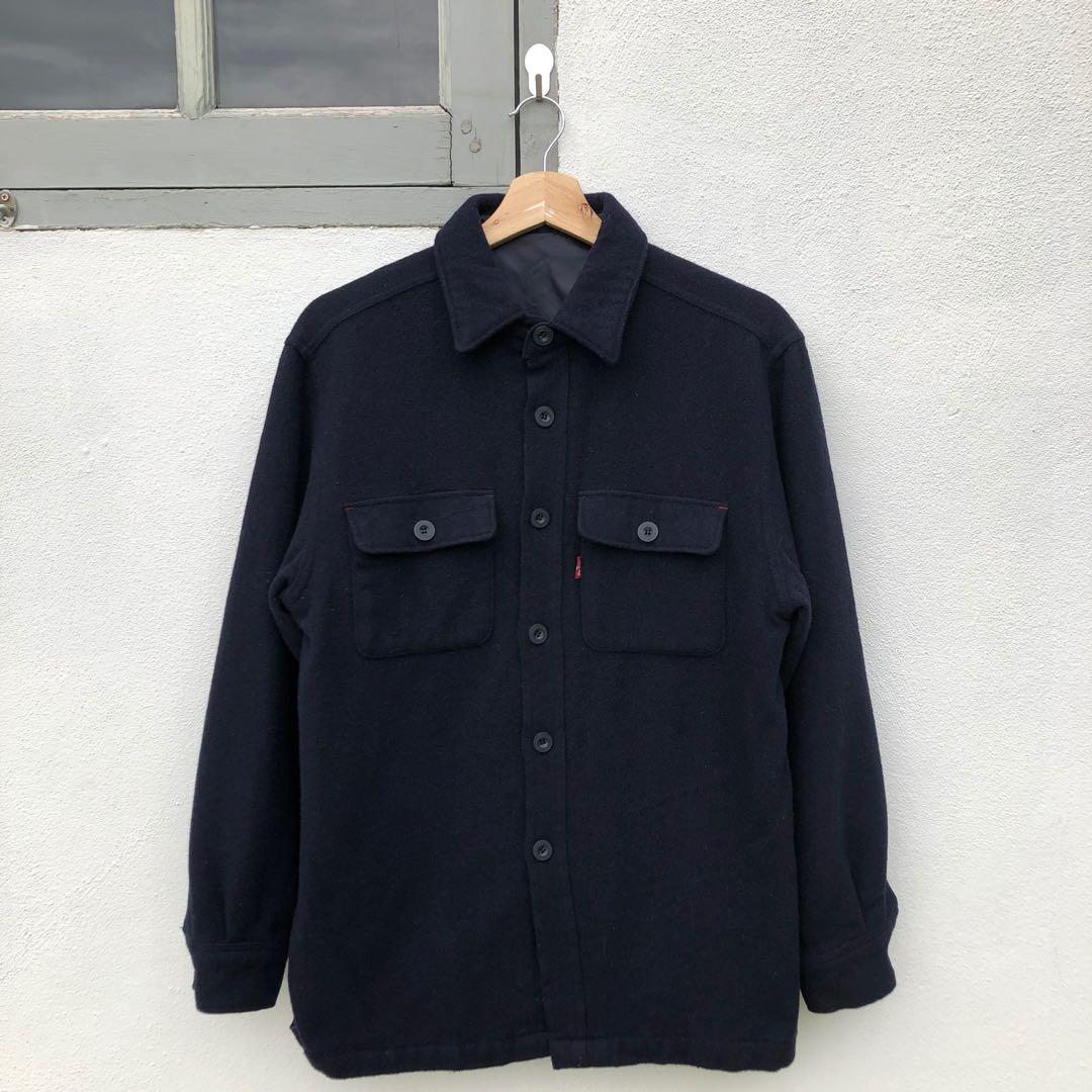 Levis Red Tab Double Pocket Long Sleeve Wool Shirt, Men's Fashion, Tops &  Sets, Tshirts & Polo Shirts on Carousell