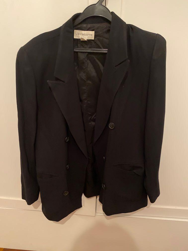 Liz claiborne black clearance jacket