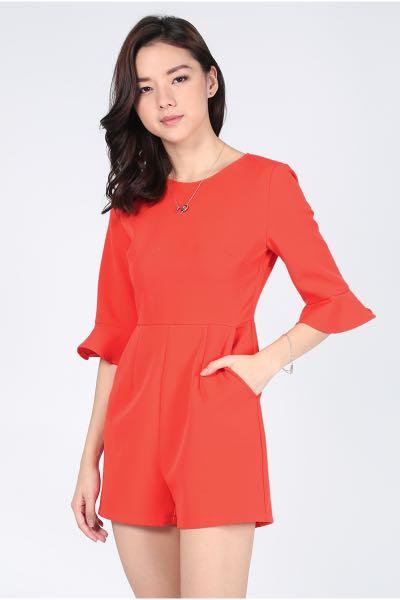 Burnt 2025 orange playsuit