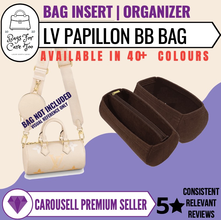 LV Papillon Bag Organiser Inner Bag Insert Organizer prevent mess