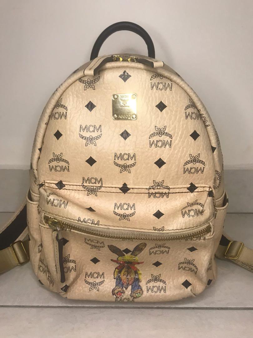 Mcm Stark Rabbit Backpack, Luxury, Bags & Wallets On Carousell