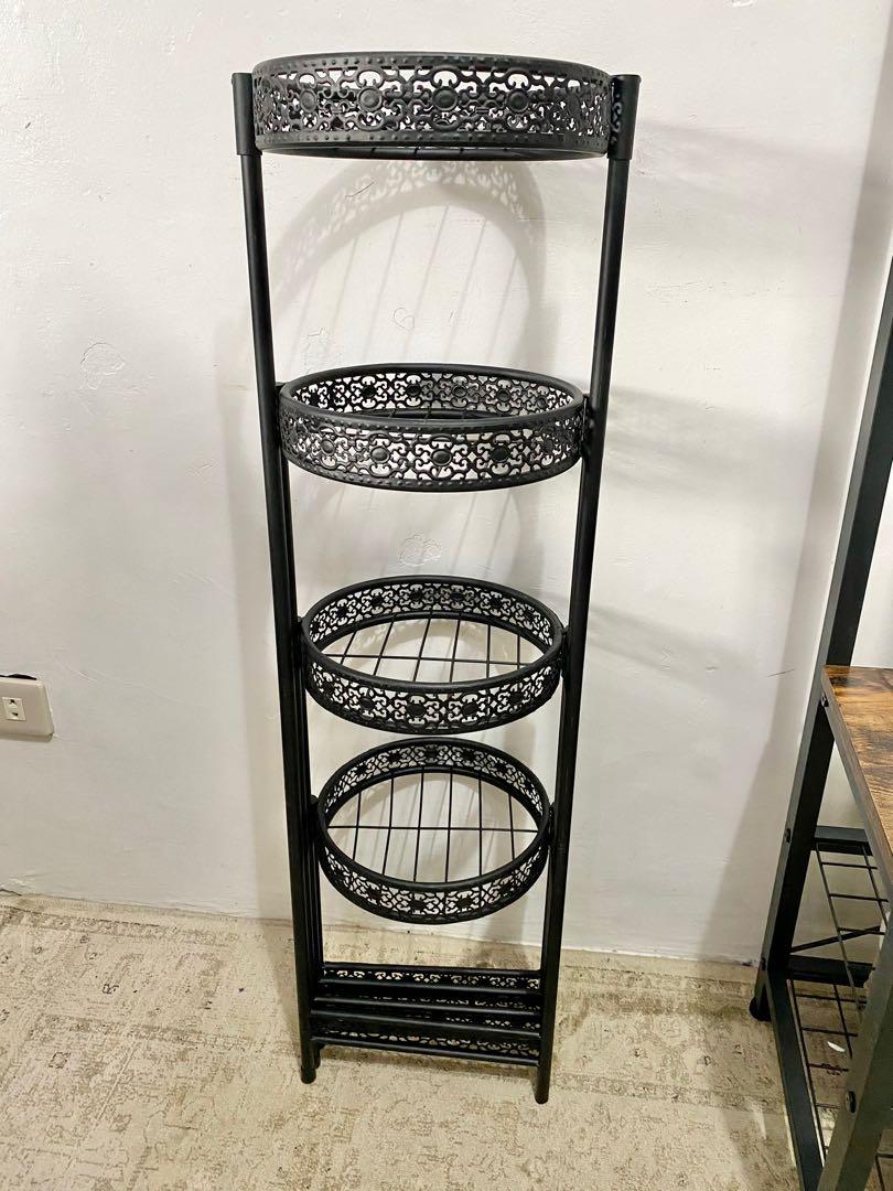 Metal Foldable Plant Stand, Furniture & Home Living, Gardening, Pots
