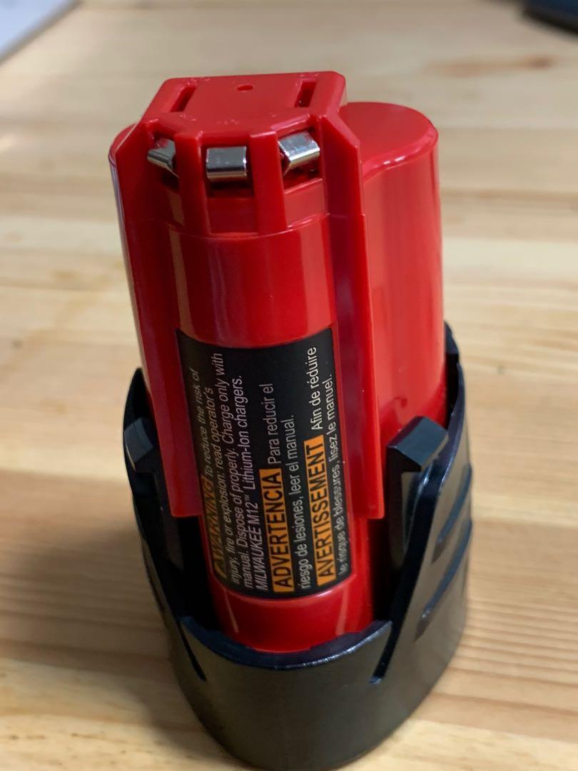 Milwaukee 12v hotsell 2ah battery