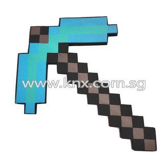 Minecraft Blue Diamond Foam Pickaxe