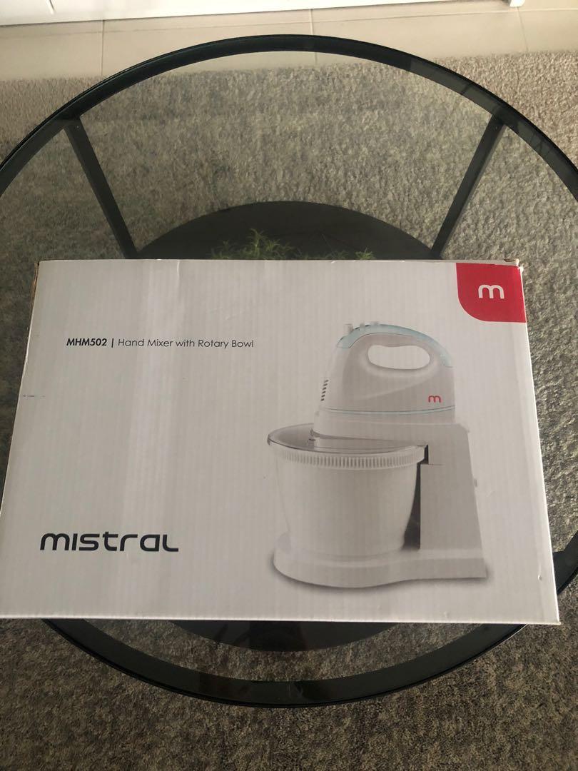 Mistral Hand Mixer with Rotary Bowl, TV & Home Appliances, Kitchen