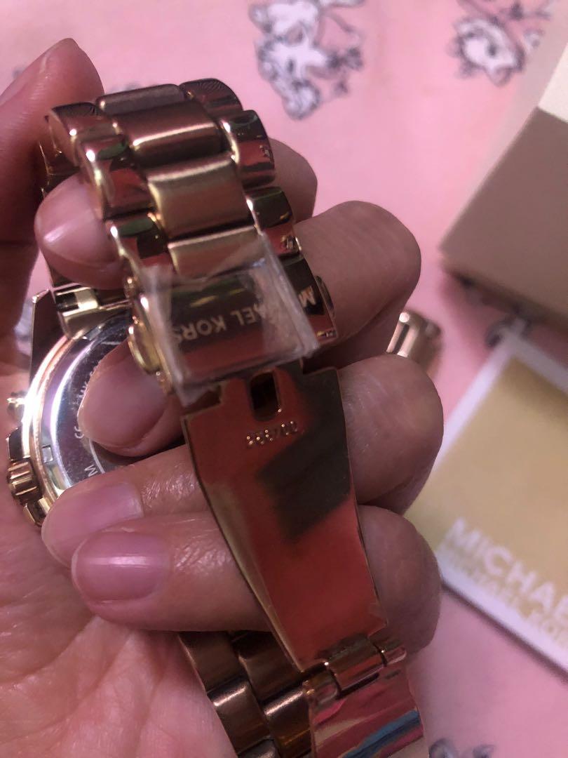 Michael kors 5503 rose sale gold