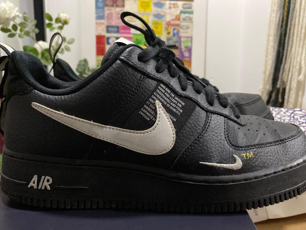 Nike air force hotsell utility black mens