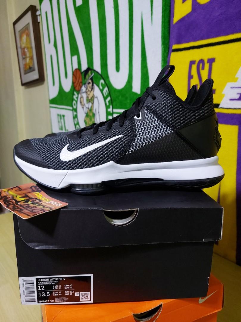 Nike | Shoes | Nike Mens Lebron Witness Iv Basketball Shoes Size 5 Bv7427001  Blackwhite | Poshmark