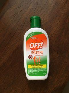 Off Overtime Insect Repellent Lotion