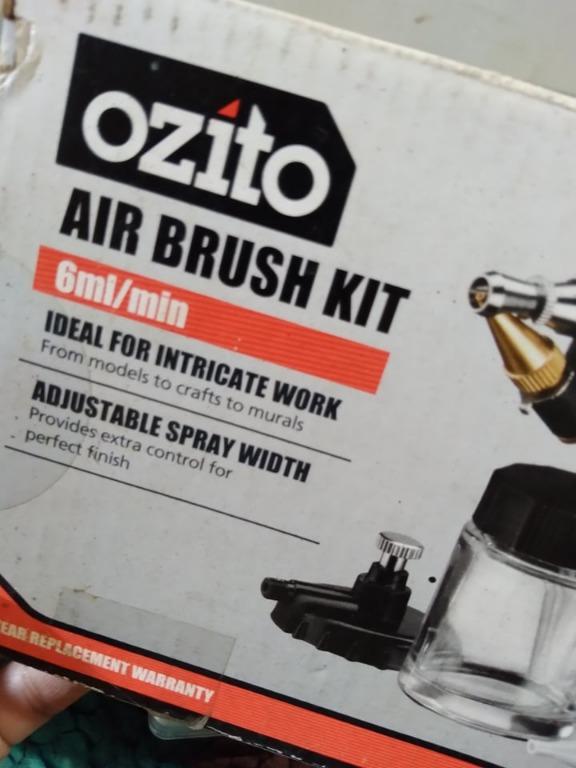 Ozito Air Brush Kit, Hobbies & Toys, Stationary & Craft, Craft Supplies