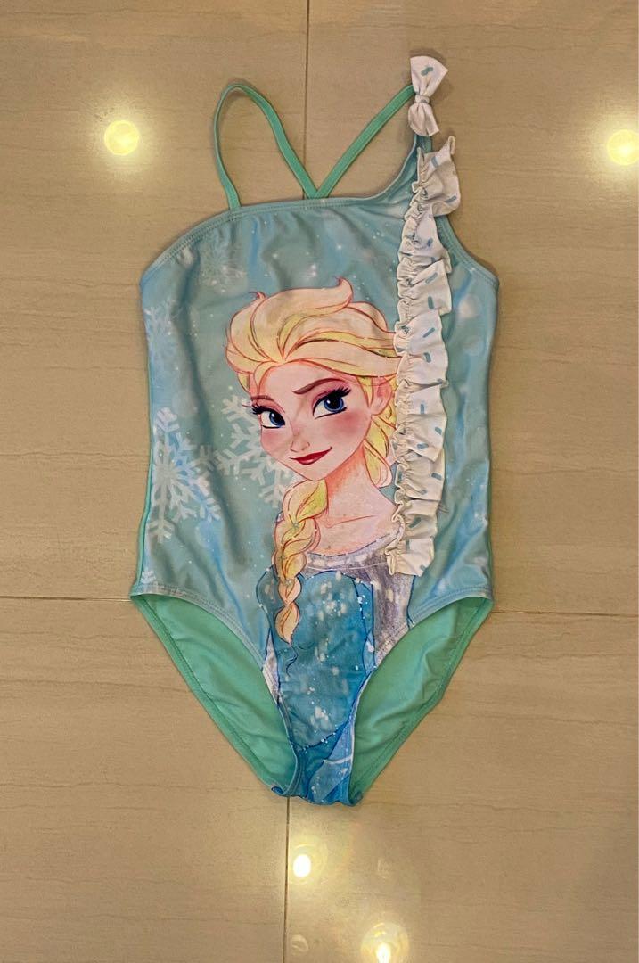 PL Excellent Condition Target Disney Elsa Swimming Costume 7/8yo, Babies u0026  Kids, Babies u0026 Kids Fashion on Carousell