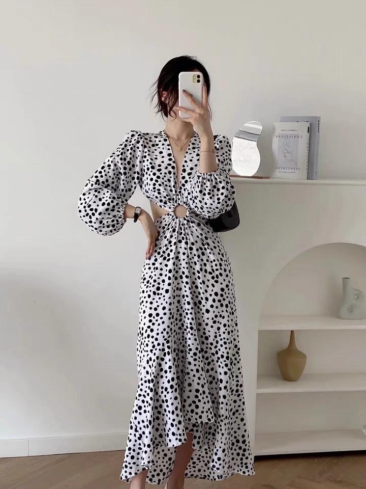 Zara knot print dress top