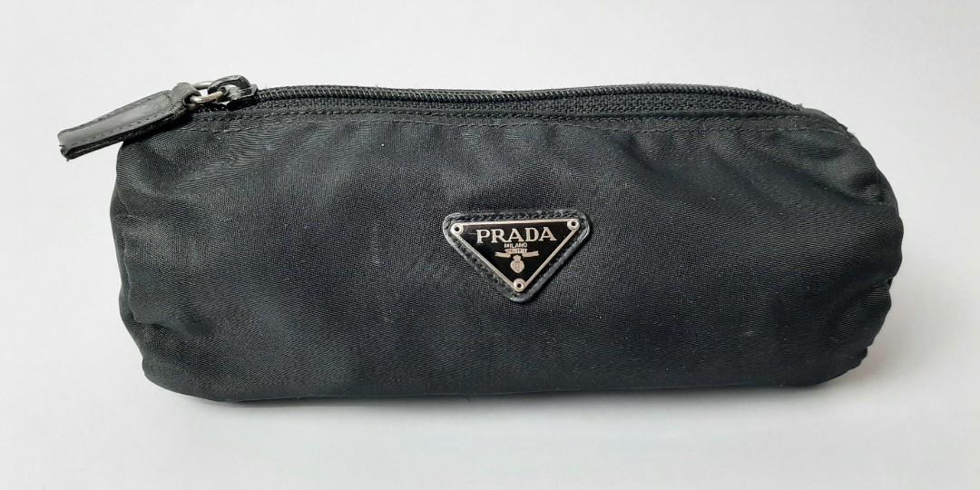 Prada Vintage Nylon Pencil Case, Luxury, Bags & Wallets on Carousell