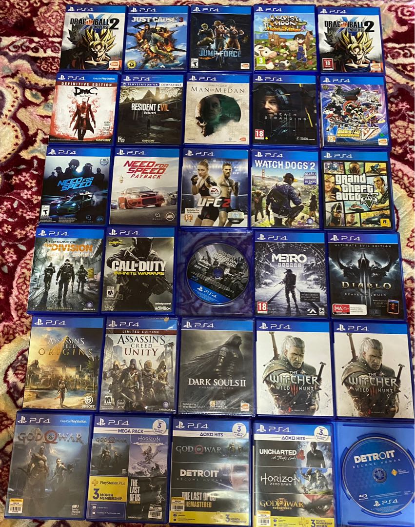 PS4 CD GAMES UNTUK DI JUAL Video Gaming Video Games