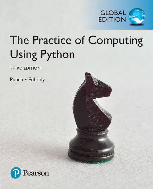 Python textbooks For University (Category: Textbooks) located in Singapore. Submitted by beansforever (Listing ID 1104595489, Image 1). Description: Learning Python, 5th Edition by Mark Lutz Python for Data Analysis Data Wrangling with Pandas, NumPy, and IPython by Wes McKinney The Practice of Computing Using Python, Global Edition by William F. Punch, Richard Enbody Used for NTU AB0403 Programming.