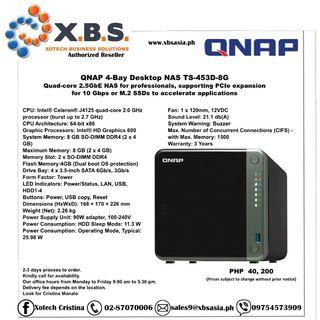 QNAP 6-Bay Desktop NAS TS-653D-8G