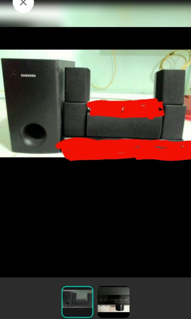 Samsung HT-Z210 5.1 Speakers - SPEAKERS ONLY! No speaker cables or DVD player63205307306499114