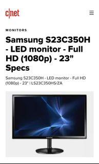 Samsung S23C350H - LED monitor - Full HD (1080p) - 23"