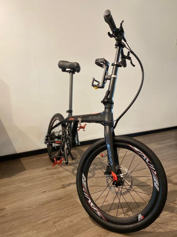 Sava Z1 Shimano SORA 9 Speed Carbon Fiber Foldable Bicycle Sports Equipment Bicycles Parts Bicycles on Carousell