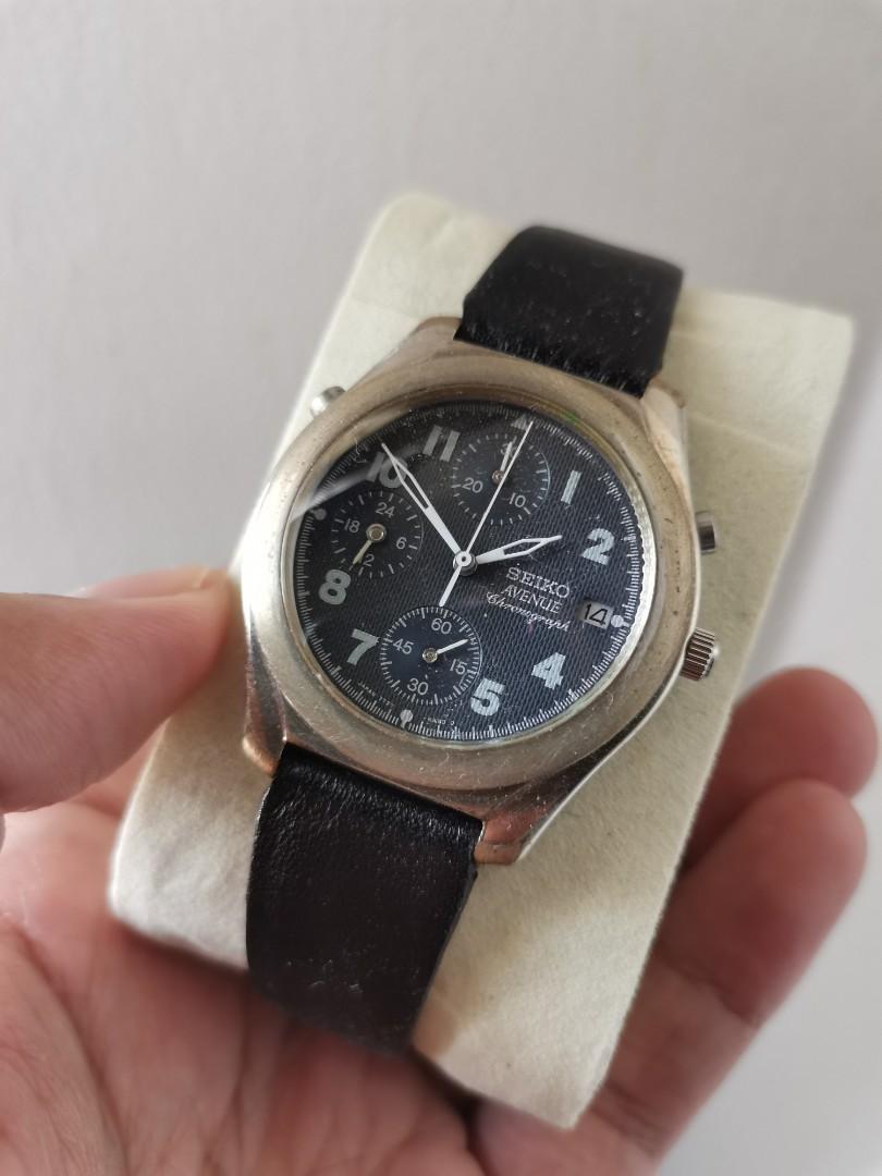 Seiko Avenue Chronograph, Men's Fashion, Watches & Accessories, Watches on  Carousell