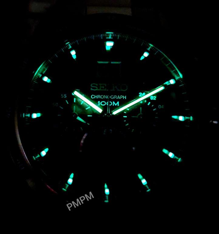 Seiko Criteria SPC213P1 Red Black and Silver Seiko Chronograph Genuine