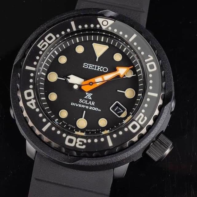 Seiko Solar Tuna Prospex SNE577 SNE577P1, Men's Fashion, Watches ...
